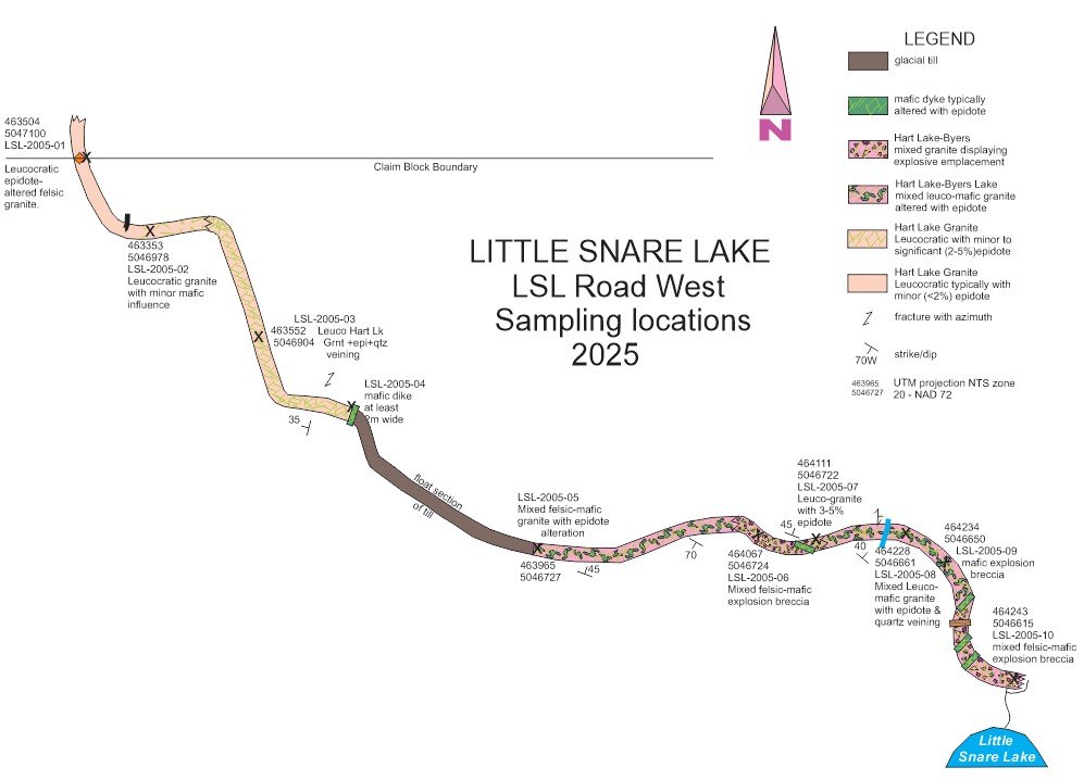 2024 PDAC poster for the Little Snare Lake rare-earth prospect.